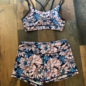 Born Primitive shorts and bra set